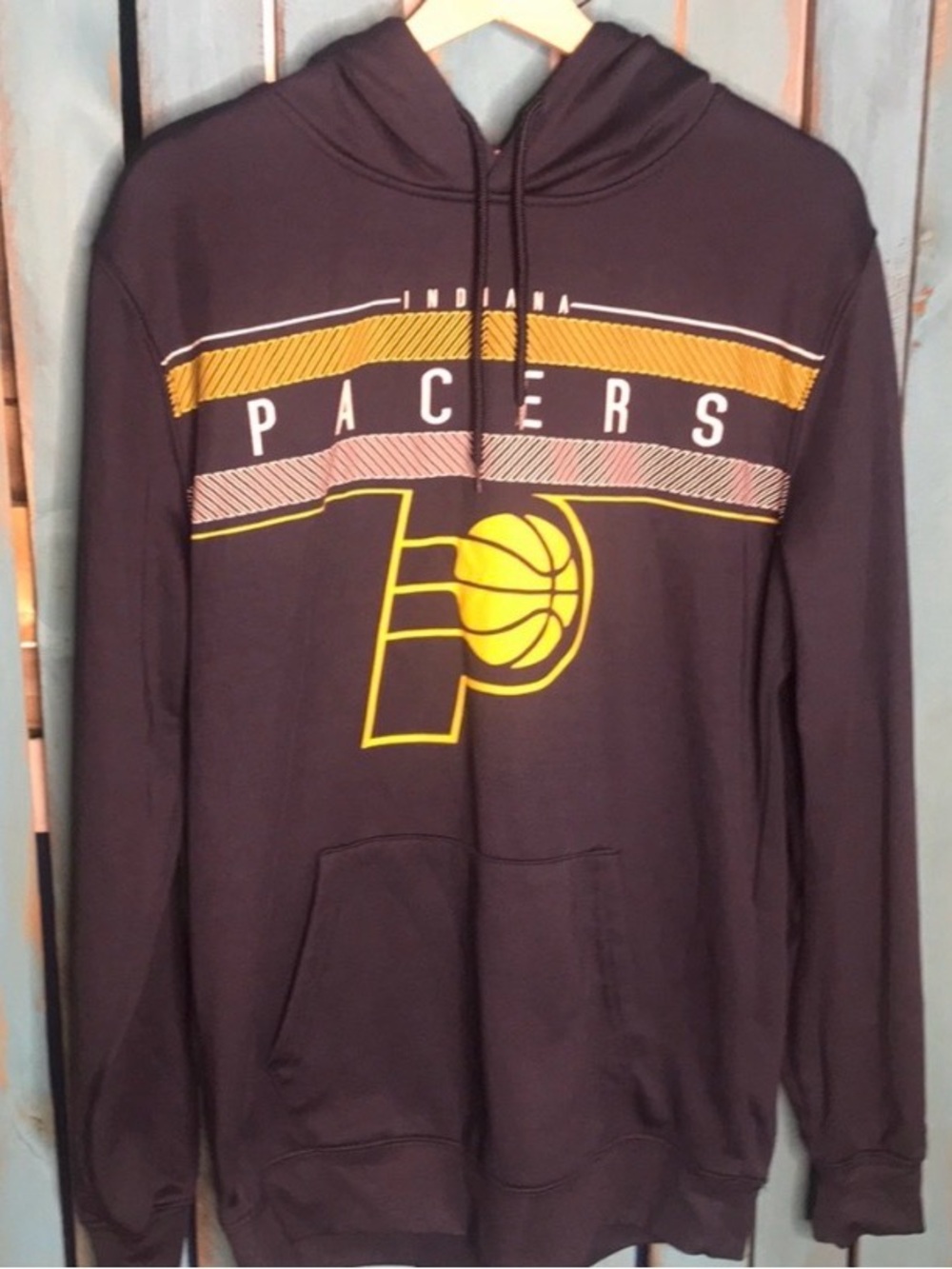 UNK NBA Indiana Pacers pullover hoodie sweatshirt size Medium blue